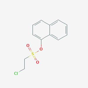 molecular formula C12H11ClO3S B14560124 Naphthalen-1-yl 2-chloroethane-1-sulfonate CAS No. 61981-01-9