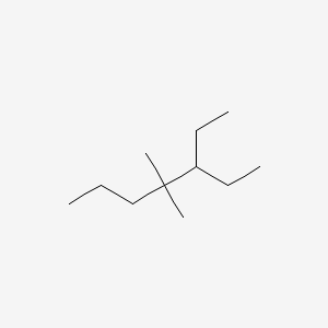 molecular formula C11H24 B14560249 3-Ethyl-4,4-dimethylheptane CAS No. 61868-39-1