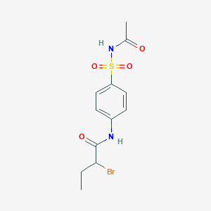 N-{4-[(Acetylamino)sulfonyl]-phenyl}-2-bromobutanamide