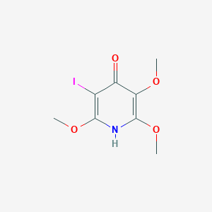 3-Iodo-2,5,6-trimethoxypyridin-4-ol