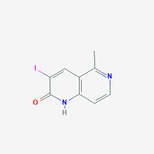 3-Iodo-5-methyl-1,2-dihydro-1,6-naphthyridin-2-one