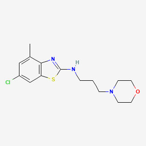 6-chloro-4-methyl-N-(3-morpholinopropyl)benzo[d]thiazol-2-amine