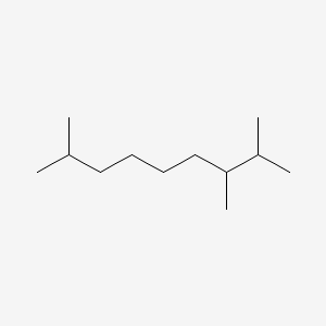molecular formula C12H26 B14560441 2,3,8-Trimethylnonane CAS No. 62184-60-5