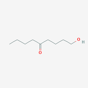 molecular formula C9H18O2 B14560502 1-Hydroxynonan-5-one CAS No. 61716-10-7