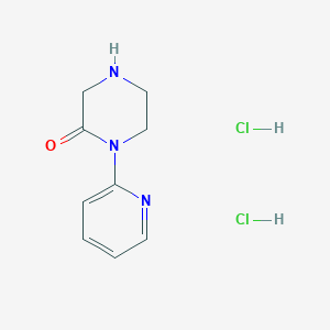 1-(Pyridin-2-yl)piperazin-2-one dihydrochloride