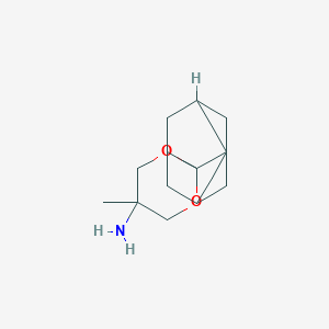 molecular formula C14H23NO2 B1456067 (5-Methylspiro[1,3-dioxane-2,2'-tricyclo[3.3.1.1~3,7~]decan]-5-yl)amine CAS No. 1313829-64-9