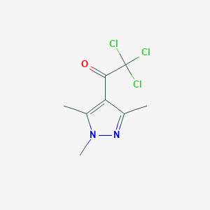 2,2,2-Trichloro-1-(1,3,5-trimethyl-1H-pyrazol-4-yl)ethanone