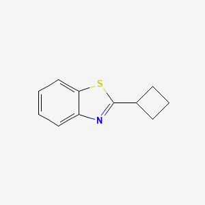 molecular formula C11H11NS B1456070 2-Cyclobutyl-1,3-benzothiazole CAS No. 1279123-46-4