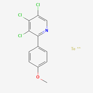 molecular formula C12H8Cl3NOTe B14560735 CID 71388216 CAS No. 62259-76-1