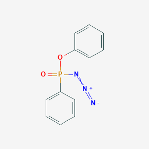 molecular formula C12H10N3O2P B14560794 Phenyl phenylphosphonazidate CAS No. 62188-14-1