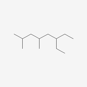 molecular formula C12H26 B14560842 6-Ethyl-2,4-dimethyloctane CAS No. 62184-06-9