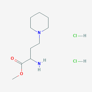 Methyl 2-amino-4-(piperidin-1-yl)butanoate dihydrochloride