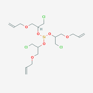 molecular formula C18H30Cl3O6Si B14560867 CID 78065554 