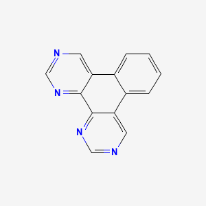 molecular formula C14H8N4 B14560962 Benzo[f]pyrimido[5,4-h]quinazoline CAS No. 61959-58-8