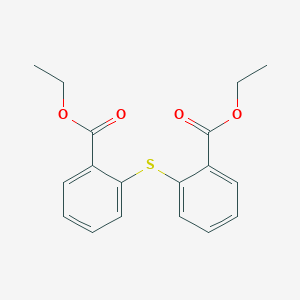 molecular formula C18H18O4S B14560987 Diethyl 2,2'-sulfanediyldibenzoate CAS No. 62220-51-3