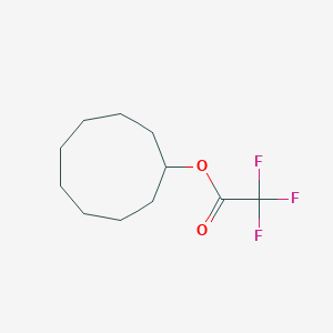 molecular formula C11H17F3O2 B14561001 Cyclononyl trifluoroacetate CAS No. 61876-48-0