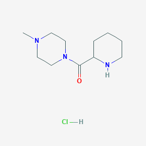 (4-Methyl-1-piperazinyl)(2-piperidinyl)methanone hydrochloride