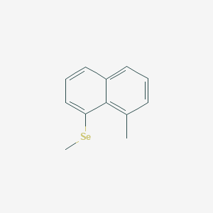 molecular formula C12H12Se B14561093 1-Methyl-8-(methylselanyl)naphthalene CAS No. 61960-89-2