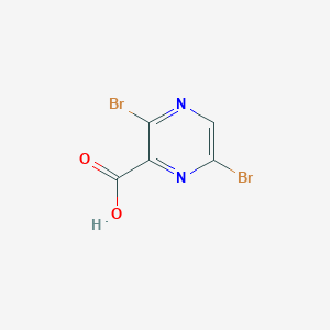 molecular formula C5H2Br2N2O2 B1456119 3,6-Dibromopyrazine-2-carboxylic acid CAS No. 957230-68-1