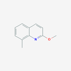 molecular formula C11H11NO B1456127 2-Methoxy-8-methylquinoline CAS No. 885687-65-0