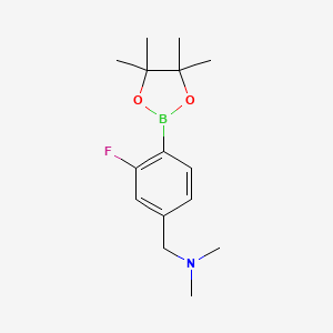 4-(Dimethylaminomethyl)-2-fluorophenylboronic acid, pinacol ester