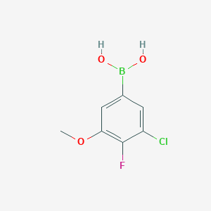 3-Chloro-4-fluoro-5-methoxyphenylboronic acid