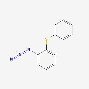 molecular formula C12H9N3S B14561518 1-Azido-2-(phenylsulfanyl)benzene CAS No. 62156-85-8