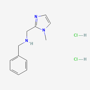 N-benzyl-1-(1-methyl-1H-imidazol-2-yl)methanamine dihydrochloride