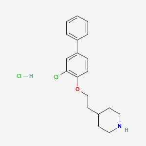 4-{2-[(3-Chloro[1,1'-biphenyl]-4-yl)oxy]-ethyl}piperidine hydrochloride