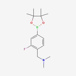 4-(N,N-Dimethylaminomethyl)-3-fluorophenylboronic acid, pinacol ester