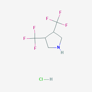 3,4-Bis(trifluoromethyl)pyrrolidine hydrochloride