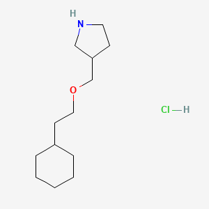 3-[(2-Cyclohexylethoxy)methyl]pyrrolidine hydrochloride