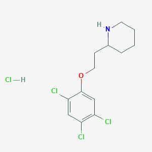 2-(2-Piperidinyl)ethyl 2,4,5-trichlorophenyl ether hydrochloride