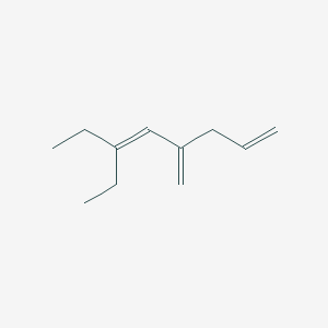 molecular formula C11H18 B14561730 6-Ethyl-4-methylideneocta-1,5-diene CAS No. 61786-24-1