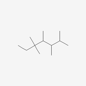 molecular formula C12H26 B14561877 2,3,4,5,5-Pentamethylheptane CAS No. 62199-72-8