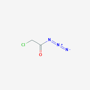 molecular formula C2H2ClN3O B14561986 Chloroacetyl azide CAS No. 61727-66-0
