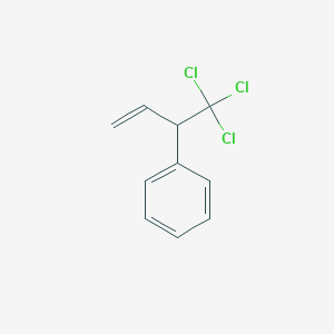 molecular formula C10H9Cl3 B14562031 (1,1,1-Trichlorobut-3-en-2-yl)benzene CAS No. 61670-63-1