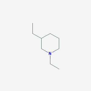 molecular formula C9H19N B14562133 1,3-Diethylpiperidine CAS No. 61843-59-2