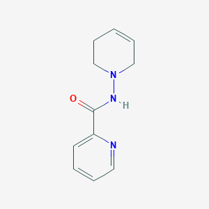 molecular formula C11H13N3O B14562142 N-(3,6-Dihydropyridin-1(2H)-yl)pyridine-2-carboxamide CAS No. 62245-60-7