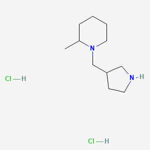 2-Methyl-1-(3-pyrrolidinylmethyl)piperidine dihydrochloride