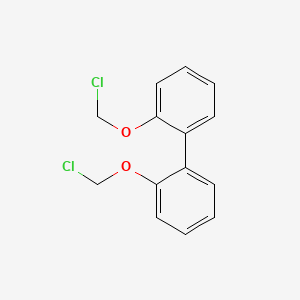 molecular formula C14H12Cl2O2 B14562181 2,2'-Bis(chloromethoxy)-1,1'-biphenyl CAS No. 61930-24-3