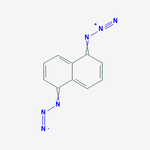 molecular formula C10H6N6 B14562278 1,5-Diazidonaphthalene CAS No. 61652-33-3