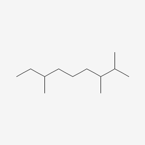 molecular formula C12H26 B14562307 2,3,7-Trimethylnonane CAS No. 62184-59-2