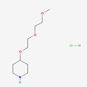 2-(2-Methoxyethoxy)ethyl 4-piperidinyl ether hydrochloride