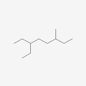 molecular formula C11H24 B14562565 3-Ethyl-6-methyloctane CAS No. 62016-22-2