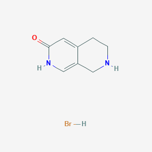 5,6,7,8-Tetrahydro-2,7-naphthyridin-3-ol hydrobromide