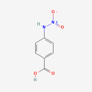 molecular formula C7H6N2O4 B14562650 4-(Nitroamino)benzoic acid CAS No. 61734-84-7