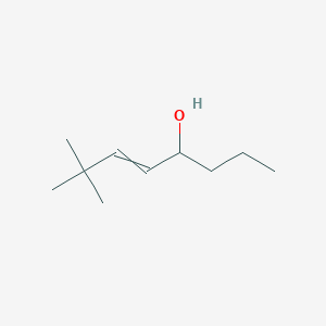 molecular formula C10H20O B14562731 7,7-Dimethyloct-5-en-4-ol CAS No. 61782-24-9