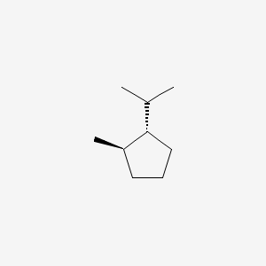 molecular formula C9H18 B14562840 1-trans-2-Methylisopropylcyclopentane CAS No. 61828-01-1