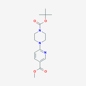 tert-Butyl 4-[5-(methoxycarbonyl)pyridin-2-yl]piperazine-1-carboxylate